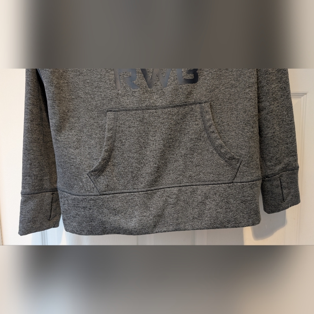 Nike Therma Fit Team Red White Blue RWB Women's Gray Hoodie Size Large Polyester - Picture 8 of 16